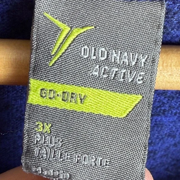 Old Navy Womens Cowl Neck Poncho Sweatshirt 3X Blue Activewear Layering Lounge - Picture 5 of 8